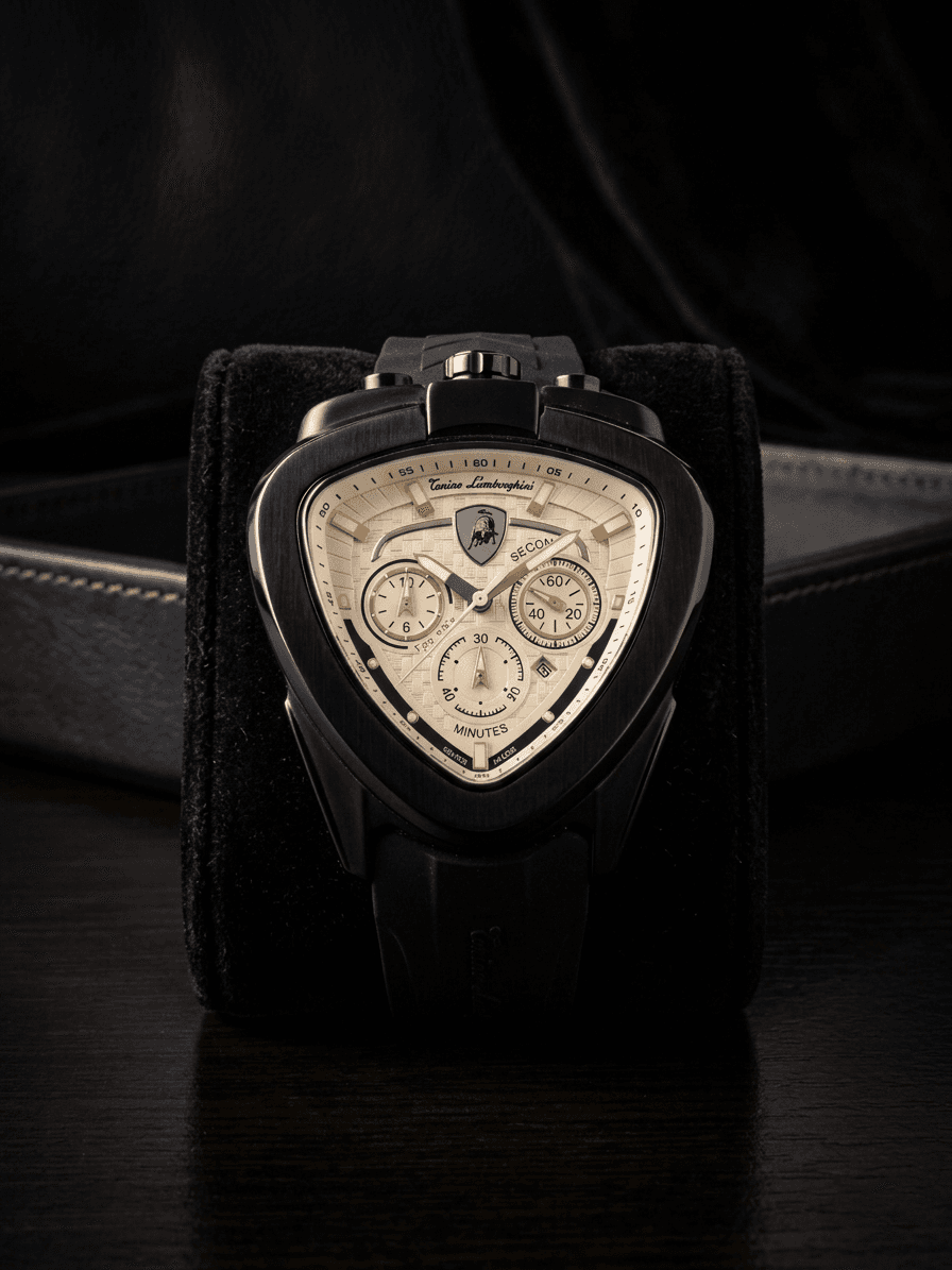 Tonino Lamborghini Spyder S — Dark Steel, White Dial