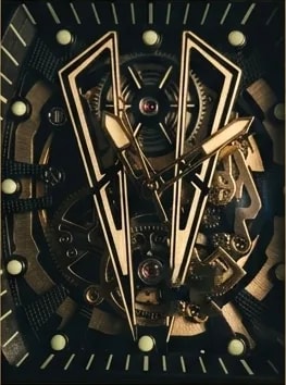 Ambani Black — tourbillon and movement detail