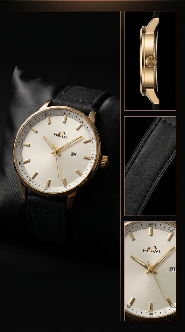 Heryi Rose Gold White — full presentation