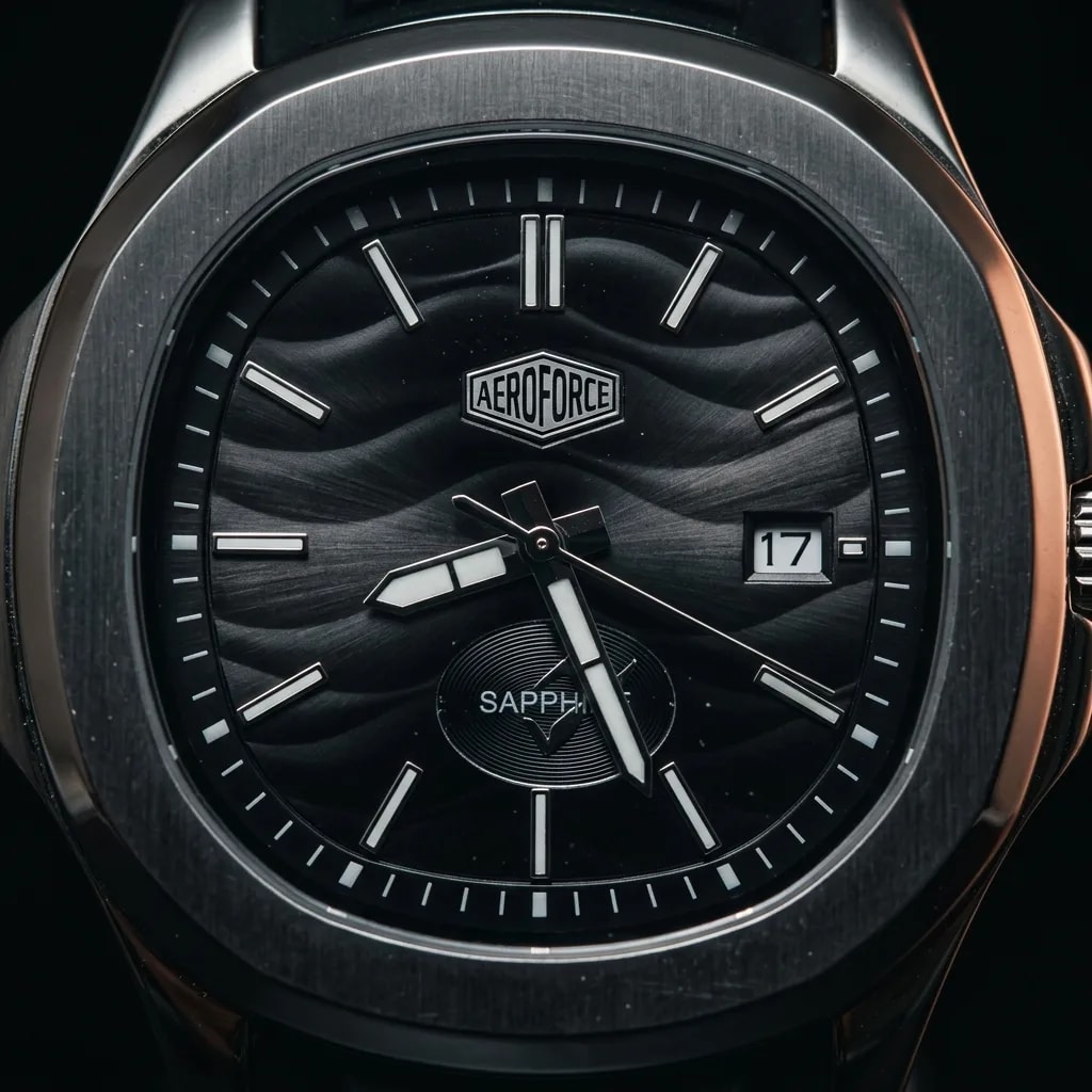 Hero Force Black — dial detail