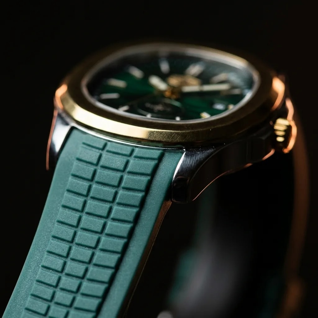 Hero Force Green — strap detail
