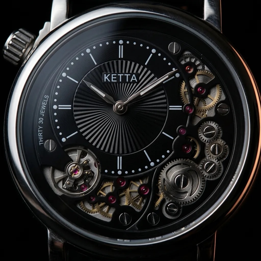 Ketta Black — dial detail