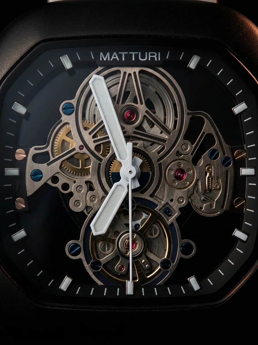 Matturi Sand & Onyx — skeleton movement detail