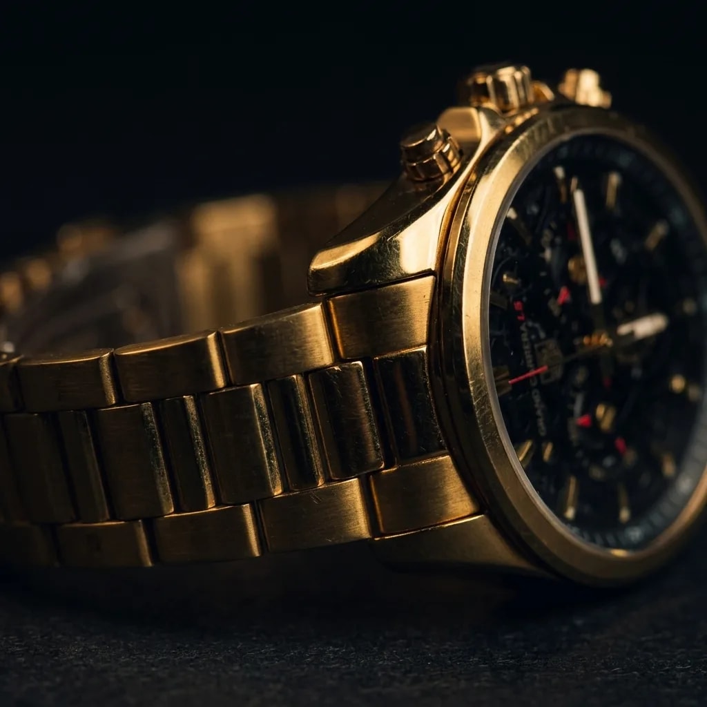 Grand Carrera Gold — strap detail
