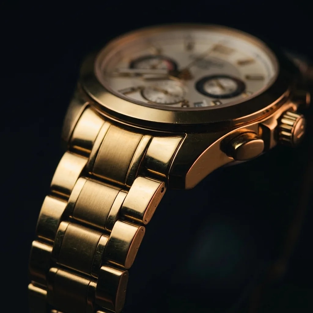 Tissot Gold — strap detail
