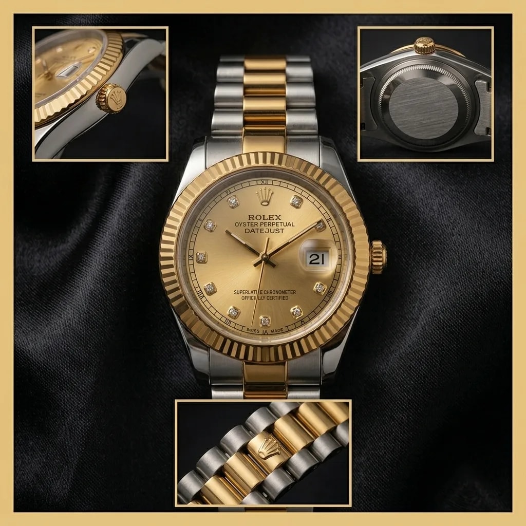 Rolex Datejust Gold — full presentation