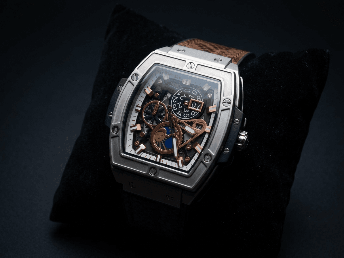 HB Champions Moonphase Snake Brown — front view